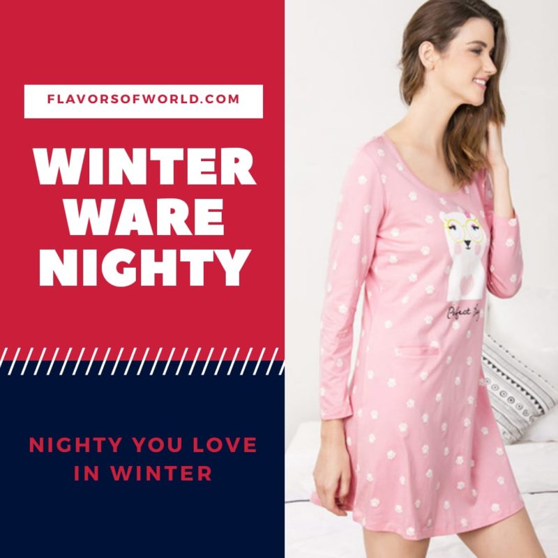 winter wear nighty at zivami